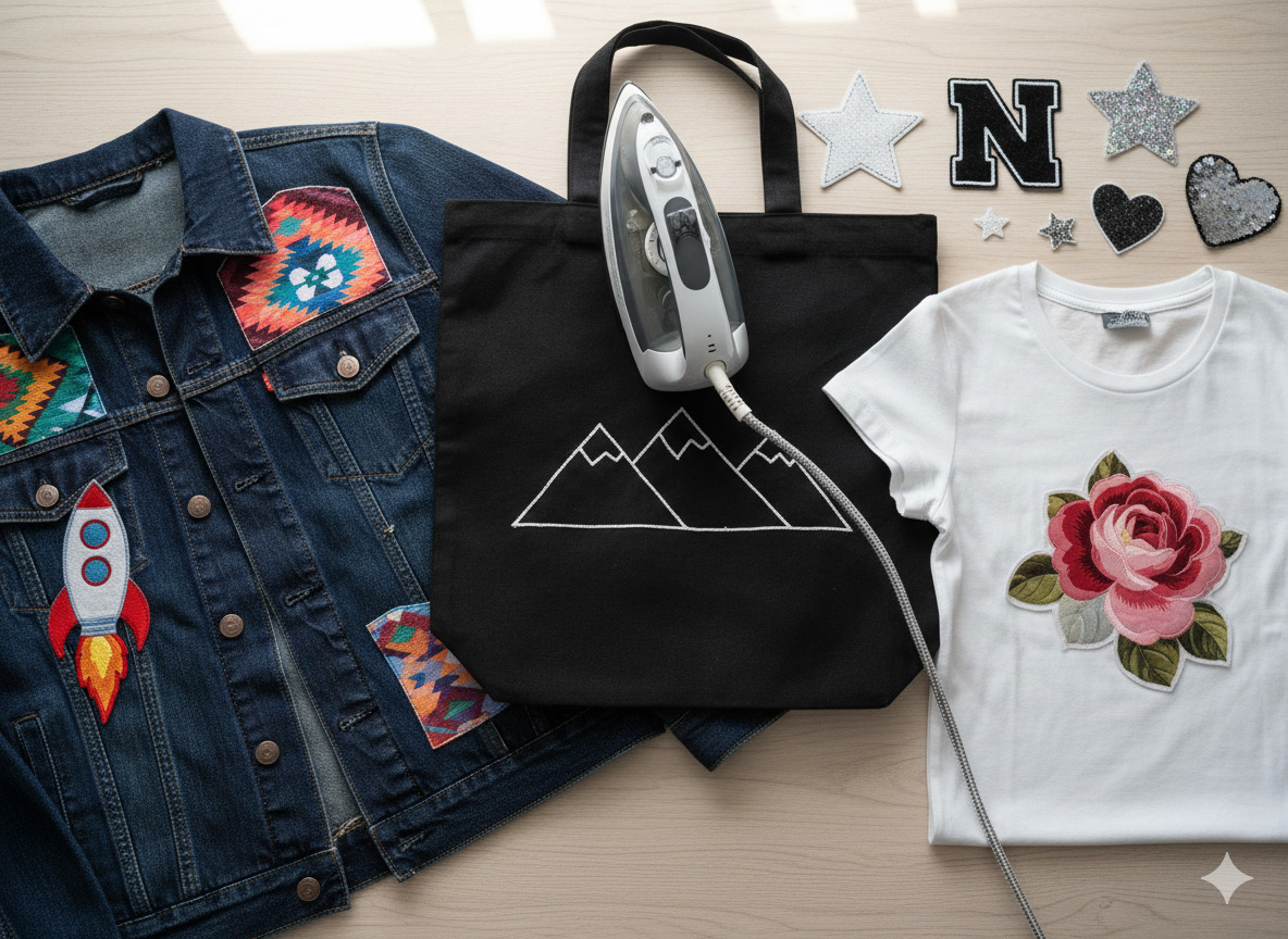 Applikation auf Textil